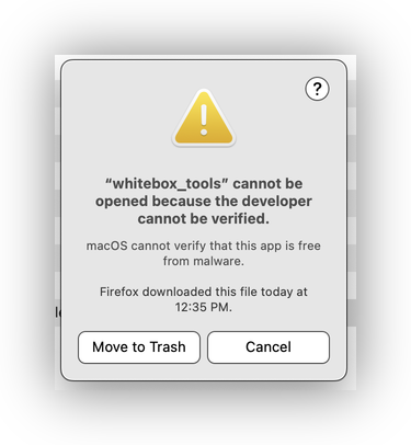 Placeholder image: the Whitebox Tools executable inside the unzipped WBT folder.