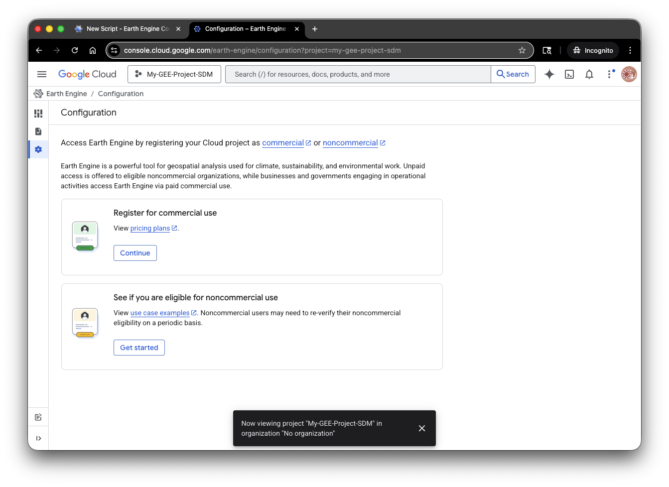 Configuration Dashboard